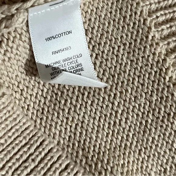 Marc New York Cream Knit Cardigan size XL - Picture 4 of 4